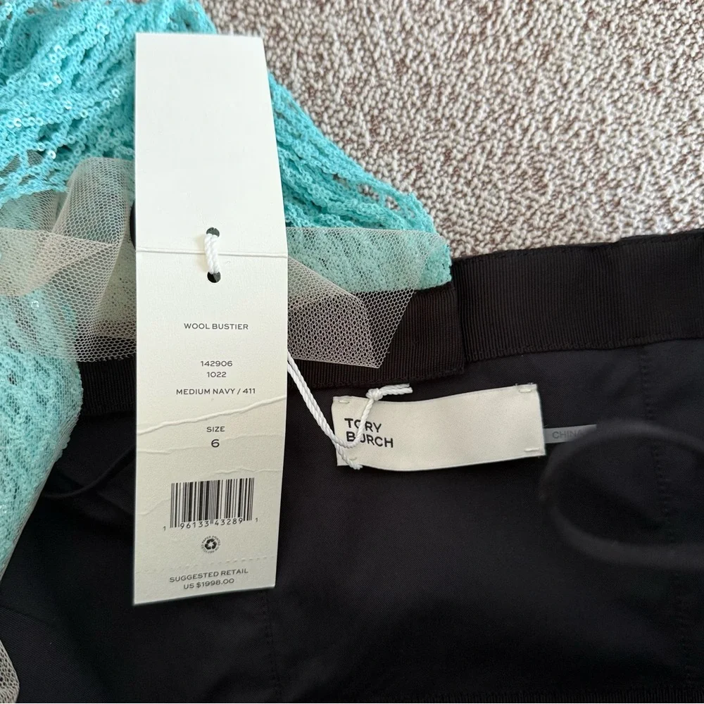 NWT TORY BURCH Wool Bustier $1,998